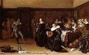 CODDE, Pieter Musical Company dfg Sweden oil painting reproduction
